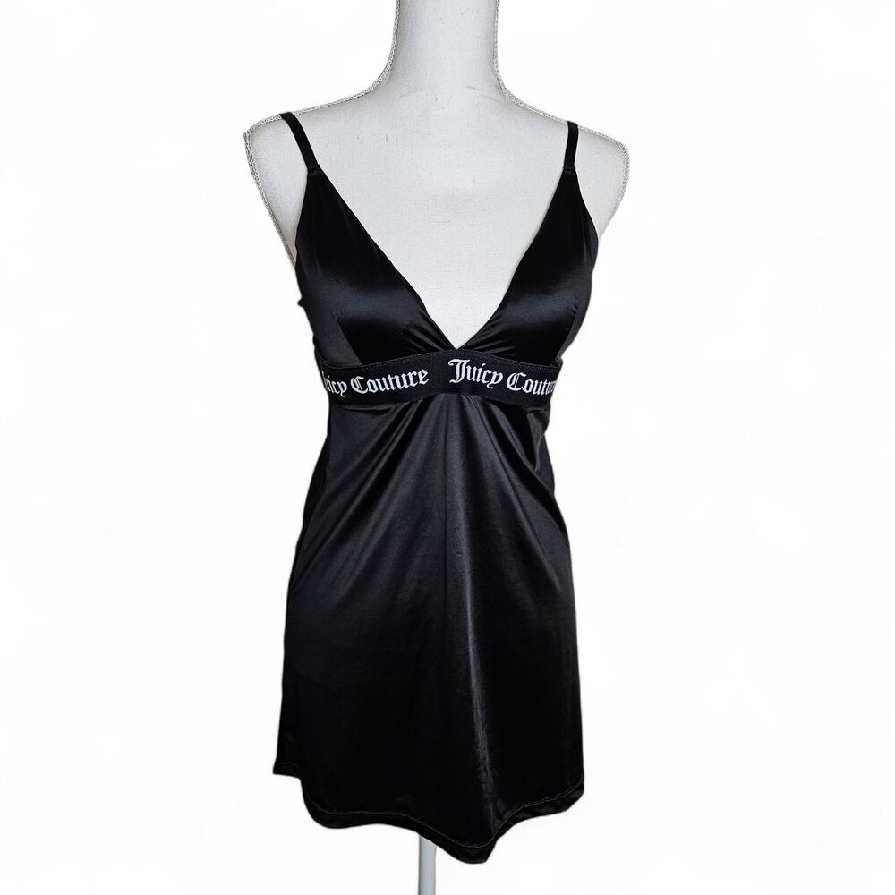Juicy Couture Intimates Womens Y2K Babydoll Slip Dress Chemise Lingerie Size L